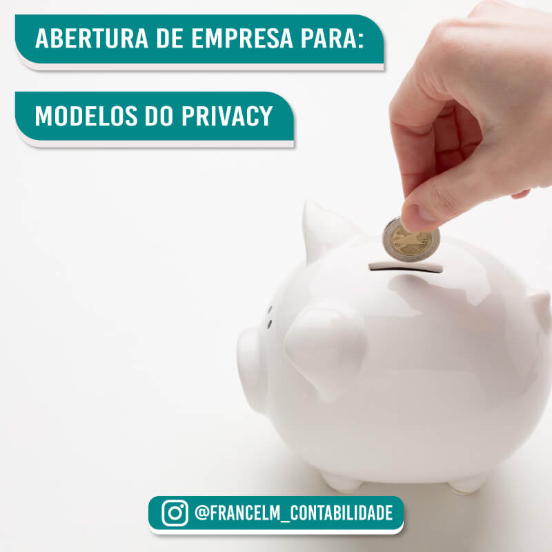 Abertura de empresa modelos do Privacy