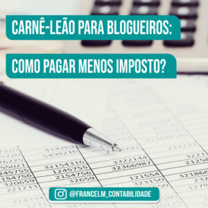 Carnê-leão para Blogueiros